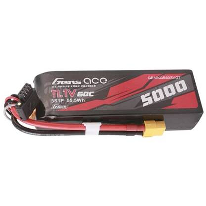 Acumulator Gens ace G-Tech 5000mAh 11.1V 60C 3S1P Lipo  XT60 Plug