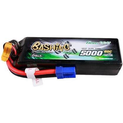 Acumulator G-Tech 5000mAh 14.8V 4S1P 60C Lipo    EC5 Plug-Bashing