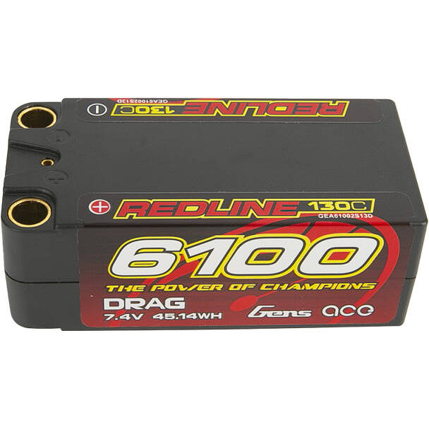 Acumulator Redline Series 6100mAh 7.4V 130C 2S2P HardCase 71# LiPo