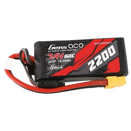Acumulator G-Tech LiPo 2200mAh 7.4V 60C 2S1P XT60