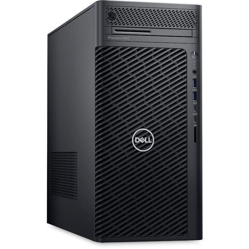 Sistem desktop Precision 3680 MT Intel Core i9-14900 32GB DDR5 512GB SSD nVidia RTX A1000 8GB Windows 11 Pro 3Yr NBD Black