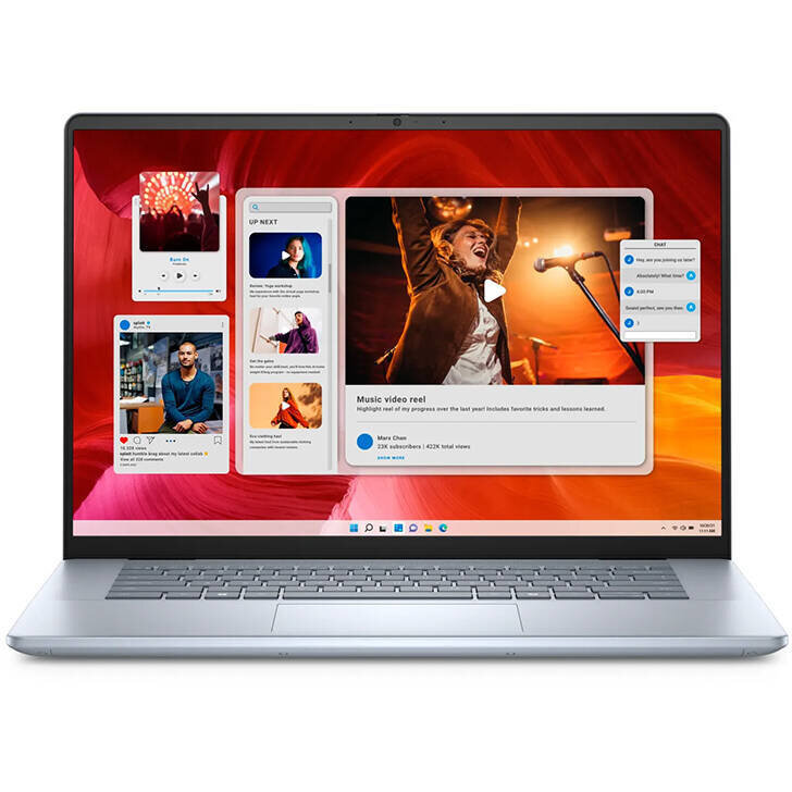 Laptop Inspiron 16 7640 Plus 16 inch 2.5K Intel Core Ultra 7 155H 16GB DDR5 1TB SSD nVidia GeForce RTX 4050 6GB FGP Windows 11 Pro 3Yr CIS I...