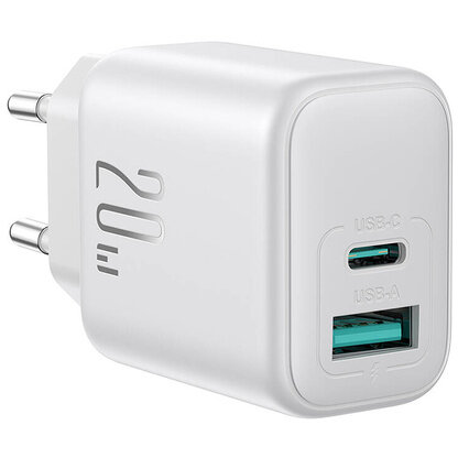 Incarcator JR-TCF21 Dual-Port (A+C) Alb