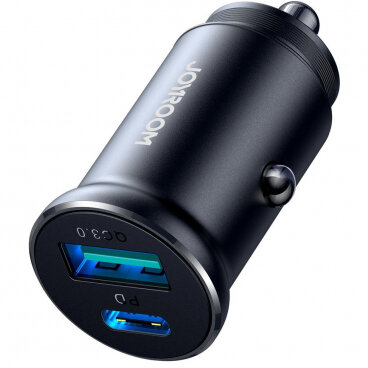 Incarcator Joyroom Auto JR-CCN05 30W 3A 1 x USB-A - 1 x USB-C Negru