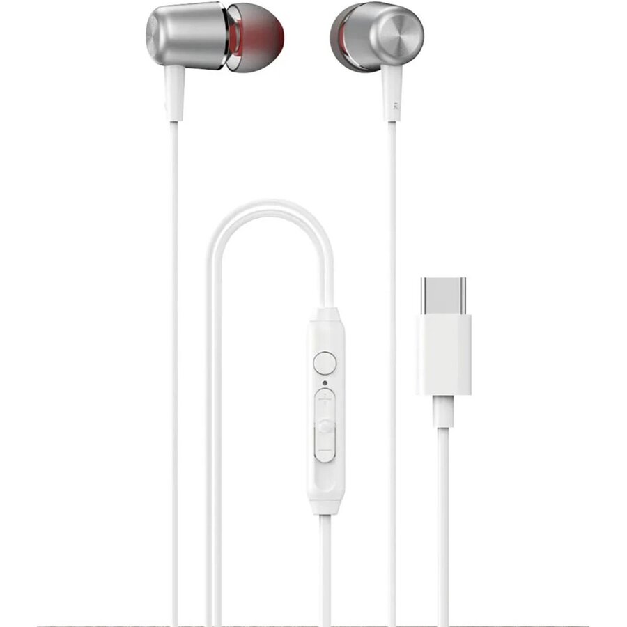 Casti In-Ear X1 Pro T Control pe Fir USB-C Lungime Cablu 1.2M Alb