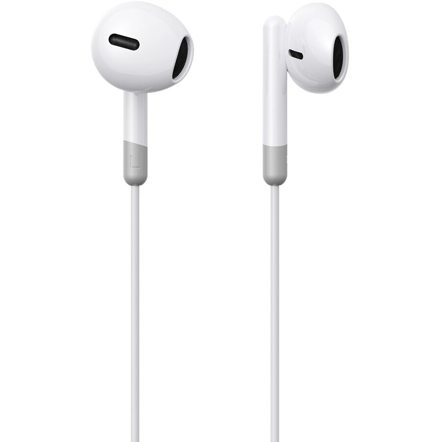 Casti audio cu microfon Joyroom JR-EW01, In-ear, Control pe fir, Jack 3.5mm, Lungime cablu 1.2m, Alb - imagine 2