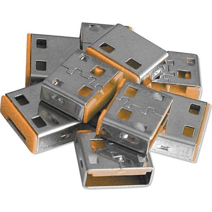port lock 10pcs. - Code Orange