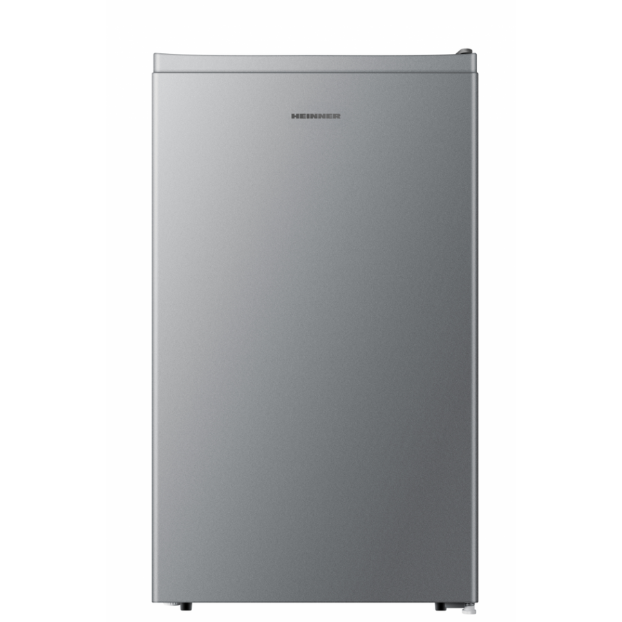 Frigider cu 1 Usa HF-HS94SE++ 94L Control Mecanic Termostat Lumina LED H 84CM Clasa E Argintiu