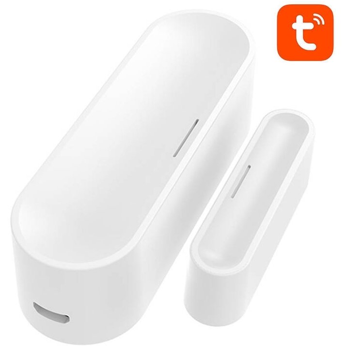 Senzor Smart NAS-DS07W Usa/Geam WiFi TUYA Alb