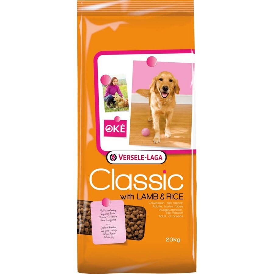 Hrana Pentru Câini VERSELE-LAGA Classic Uscata Cu Miel Și Orez Adult 20kg