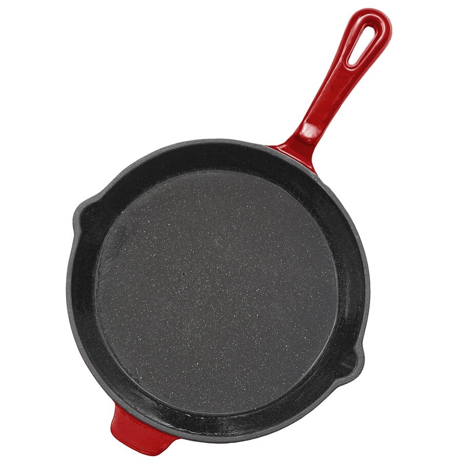 Tigaie Red Line 26x5CM din Fonta Emailata Rosu