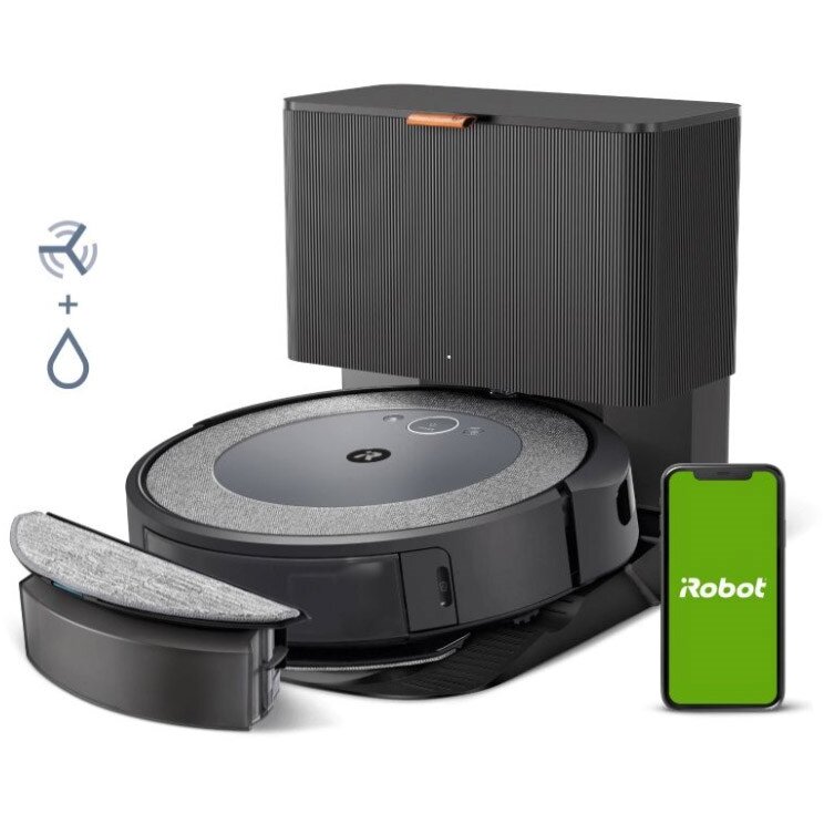 Aspirator Robot Roomba Combo i5+ Negru