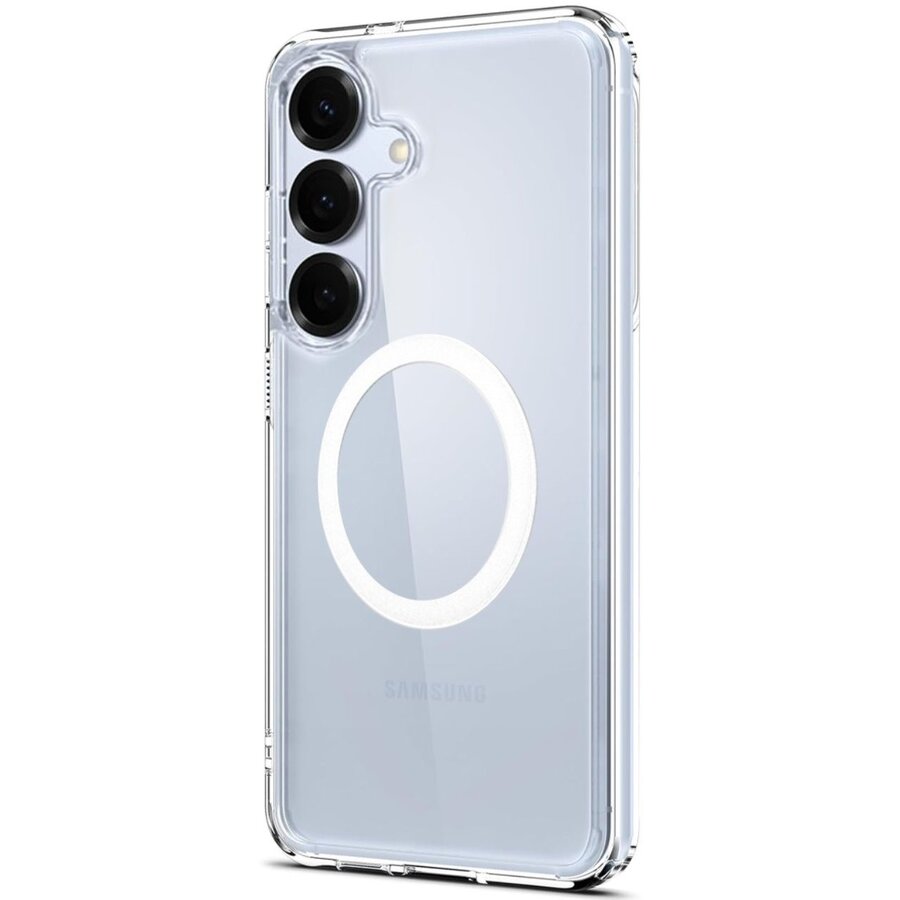 Husa Devia Shark Series Magnetic Shockproof pentru Samsung Galaxy S25 Plus Transparent