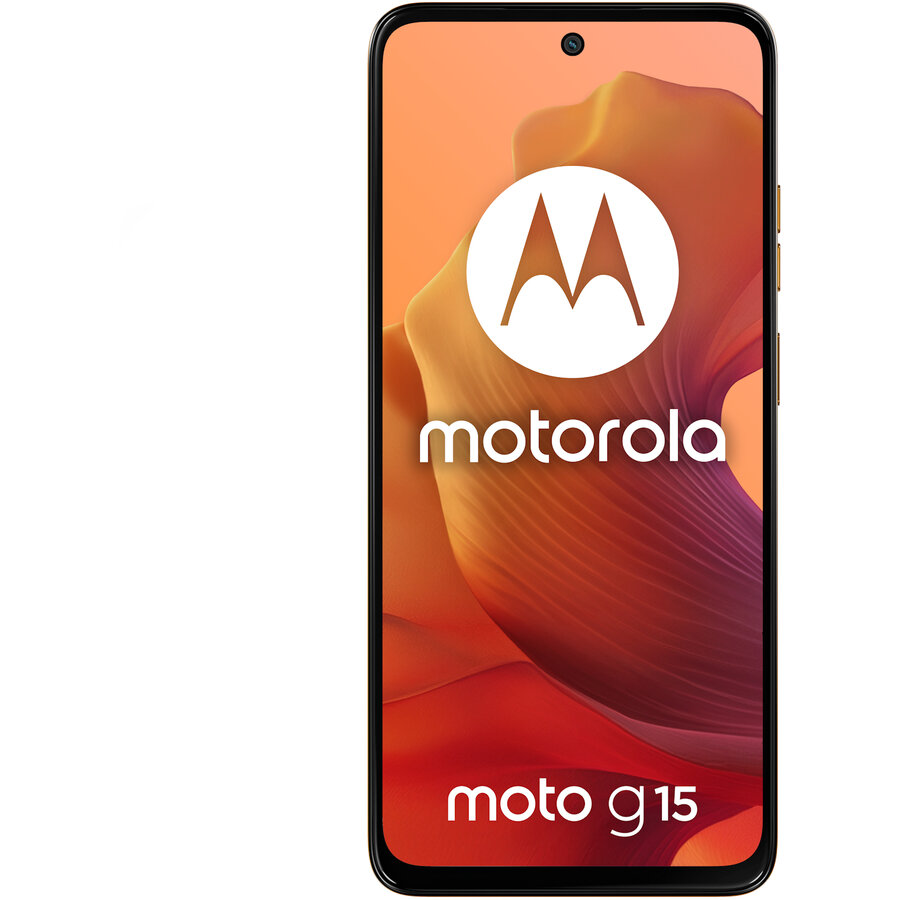 Telefon mobil Moto G15 128GB 4GB RAM Dual Sim 4G Sunrise Orange
