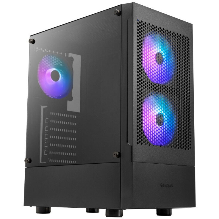 Carcasa PC Talos E3 Mesh Mid Tower fara Sursa Negru