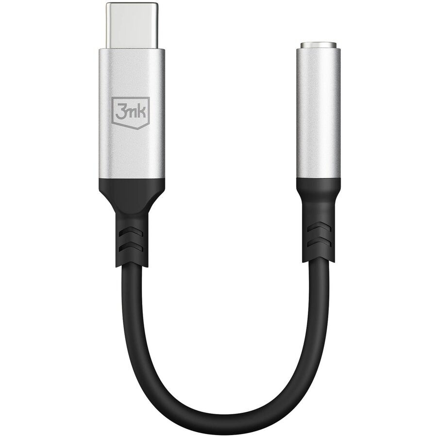 Cablu de date Adapter, tata USB-C la mama jack 3.5 mm, Argintiu