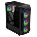 Aura GC1 Elite aRGB Mid Tower fara Sursa Negru