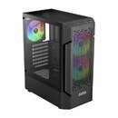 Aura GC7 aRGB Mid Tower fara Sursa Negru