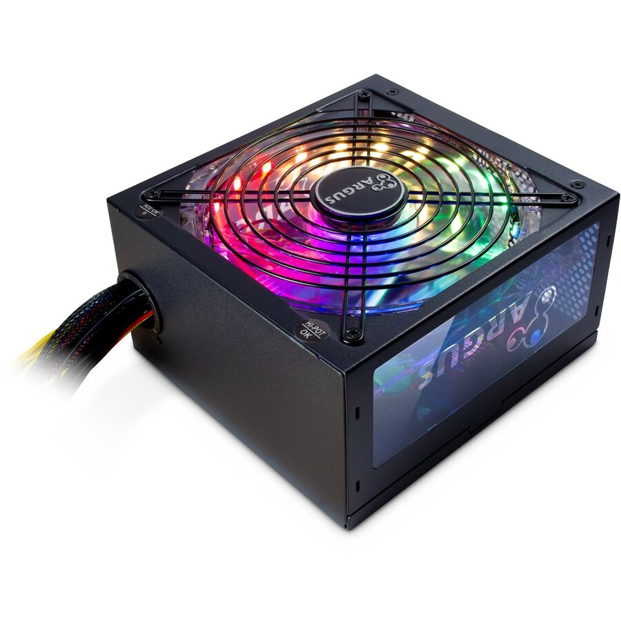 Sursa PC Argus RGB-500 II 500W Certificare 80+ Bronze Iluminare RGB Negru
