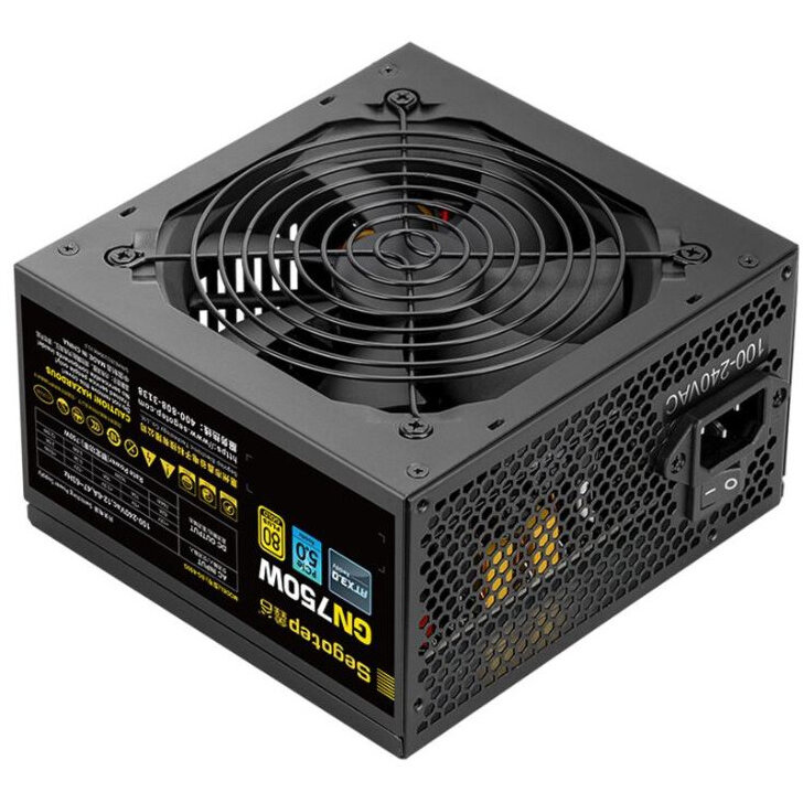 Sursa PC Segotep GN750W 750W Certificare 80 Plus Gold Negru — imaginea 3