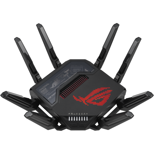 Router wireless ASUS ROG Rapture GT-BE98 Quad-band WiFi 7 802.11be Gaming Router support new 320MHz bandwidth