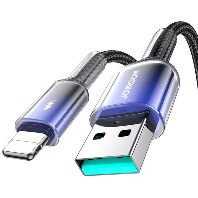 Cablu Date S-A42  USB-A Lightning  3A 1.2m  Negru