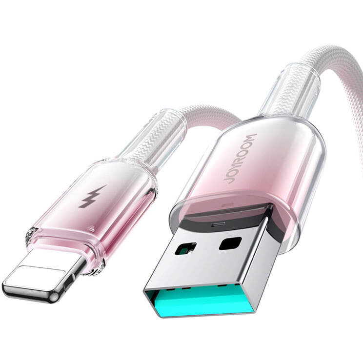 Cablu Date S-A42 3A USB-A Lightning  1.2m Alb