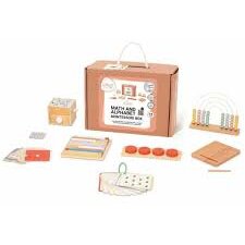 Set Montessori Jucarii Educative Matematica si Alfabet Pentru Copii De La 2 ani + Box