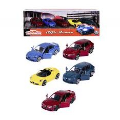 Majorette Masinute Metalice Set 5 Masini Alfa Romeo Multicolor