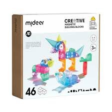 Set De Constructie Magnetic 46 Piese Colorate Multicolor