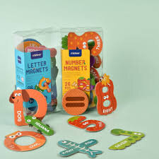 Cifre Magnetice 26 Cifre Si Operatii Matematice Magnet Pe Tot Spatele Multicolor