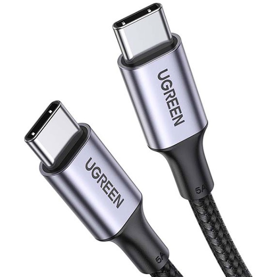 Cablu Date USB-C Aluminiu Braided 1m Negru