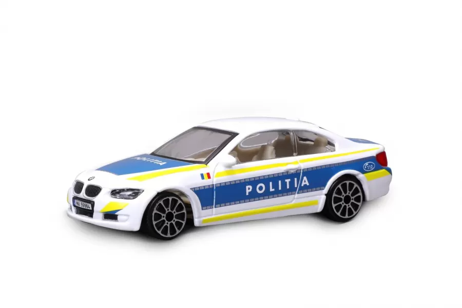 Macheta BBURAGO BB30137 Poliție BMW Scară 1/43 Alb