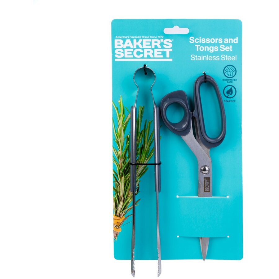 Set Cleste si Foarfeca de Bucatarie DA00972 din Otel Inoxidabil Argintiu