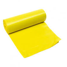 Saci Menaj 60 L 60 x 80 24 Microni 15 Buc Rola LDPE Galben