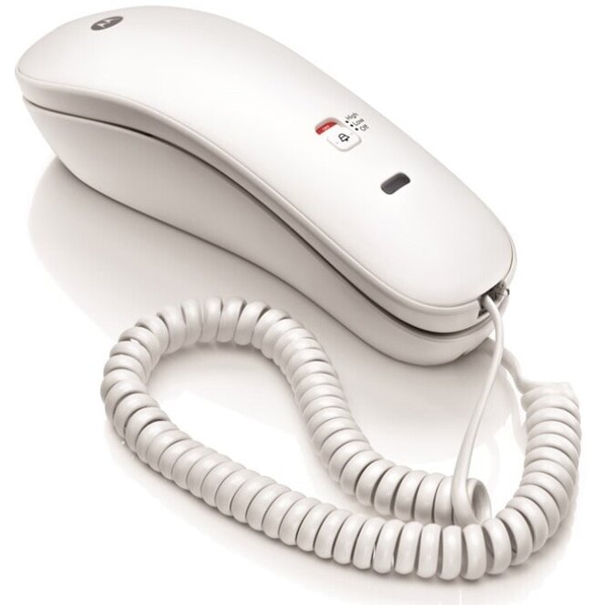 Telefon fix cu fir Motorola CT50, de perete, 10 memorii (Negru) - imagine 2