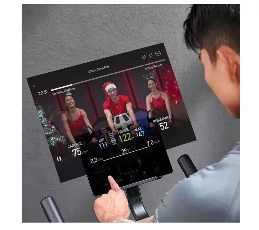 Bicicletă Fitness Yesoul Spinning Bike C1A Suport Display Rezistentă Magnetică Negru — imaginea 5
