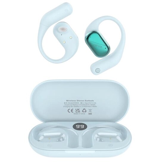 Căști Devia Bluetooth Wireless Open-Ear OWS Lite1 Albastru