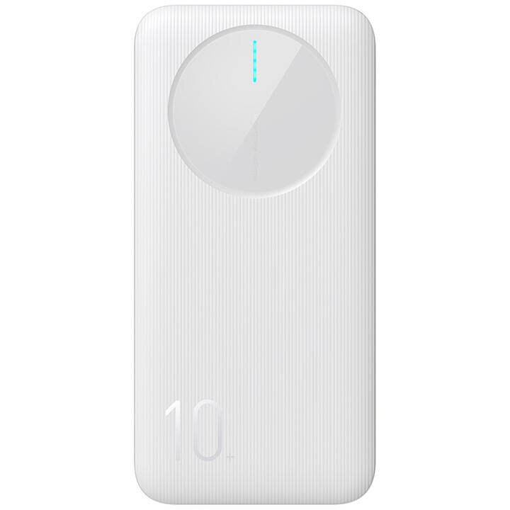 Acumulator extern JR-PBF12, 10000mAh, LED, 2.4A, USB, USB-C, Alb