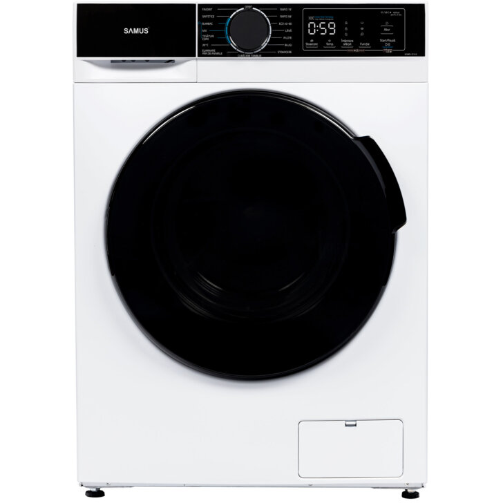 Masina de Spalat Rufe Frontala WSADI-12143 12KG 1400RPM Motor Inverter 15 Programe Clasa A Alb