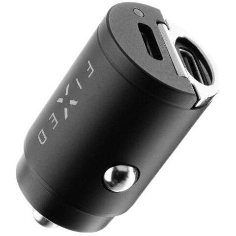 Incarcator Auto USB-C 30W + Cablu USB-C Negru