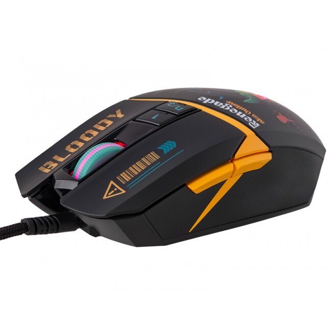 Mouse Bloody W63 Max RENEGADE Midnight USB    RGB 12000dpi Negru