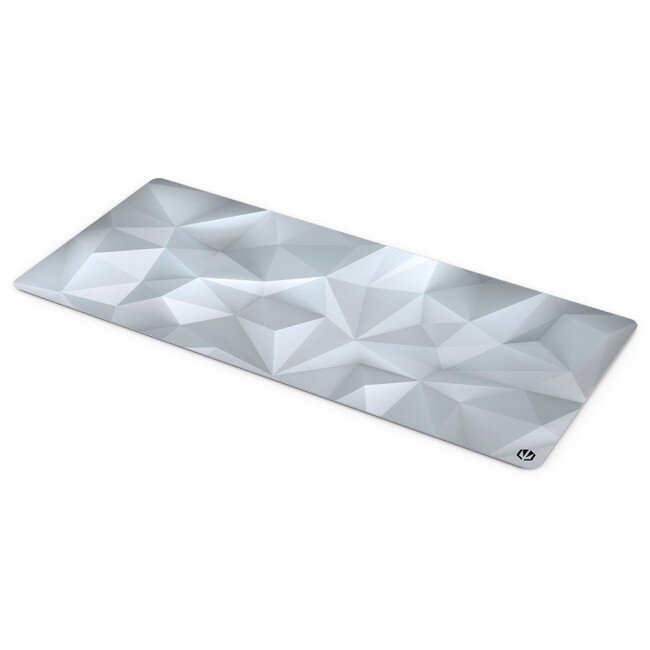 Mousepad Crystal Onyx  XL 90x40cm Alb