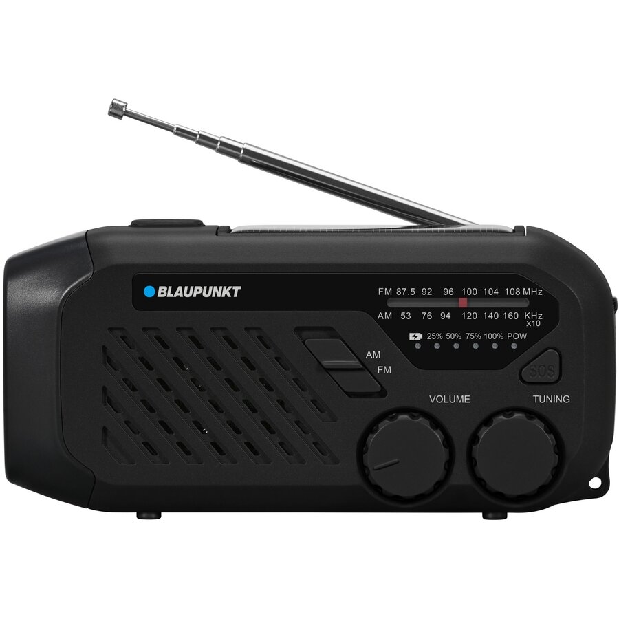 Radio ER10 2 Ah 3.7V AM FM 0.8W Negru