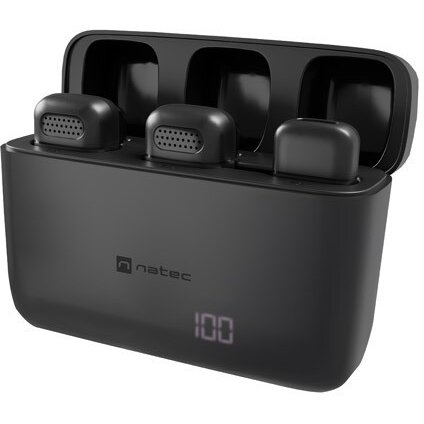 Microfon Hopper Wireless Lightning Tie x2 buc. -38dB 20-20000Hz Negru