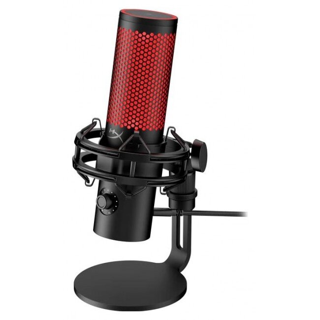 Microfon HyperX QuadCast 2 -7.5dB 20-20000Hz 3m 1 x miniJack 3.5mm 1 x USB-C Roșu — imaginea 3
