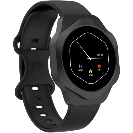 Smartwatch CNS-SW88BB Hexagon 88 1.43inch Curea Silicon Black