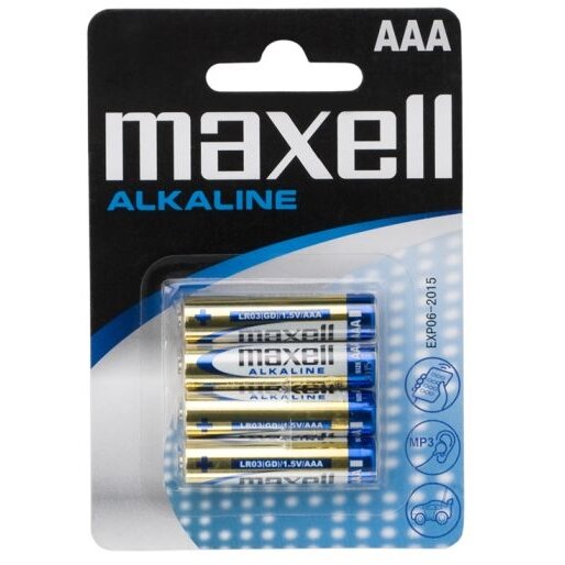 Set 4 Baterii Alcaline 18721 Tip AAA  LR03 1.5V