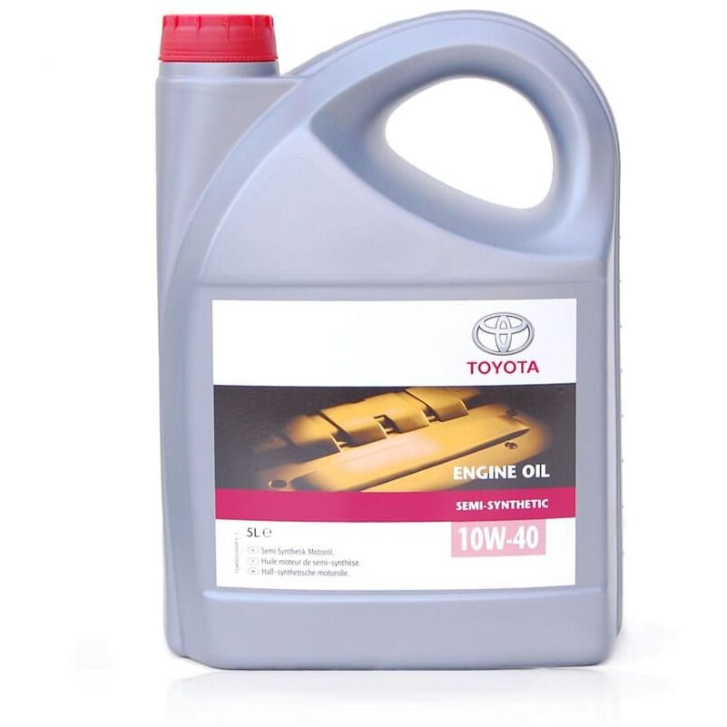 Ulei Motor Toyota 10W40 5L Tip: Semi-Sintetic SAE: 10W40 ACEA A3/B4 API SL/CF Aplicații: Motor Benzină/Diesel