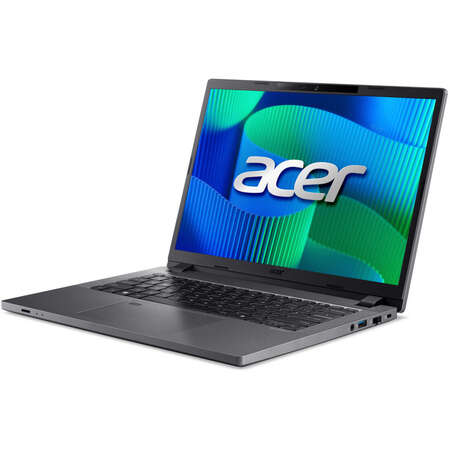 Laptop Acer TravelMate P2 TMP214-43 14 inch WUXGA AMD Ryzen 5 7530U 16GB DDR5 512GB SSD Windows 11 Pro Steel Gray
